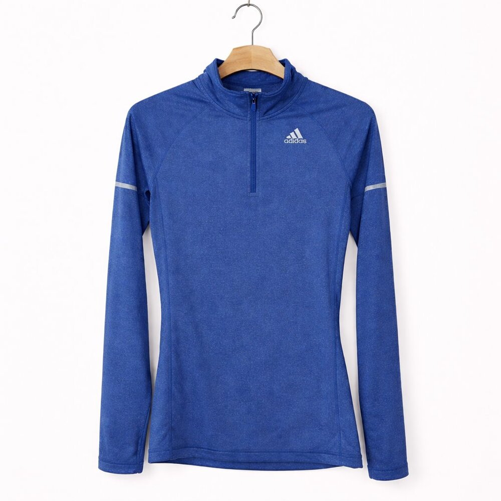 ADIDAS | Blue Long Sleeve Running Top – Women’s XS